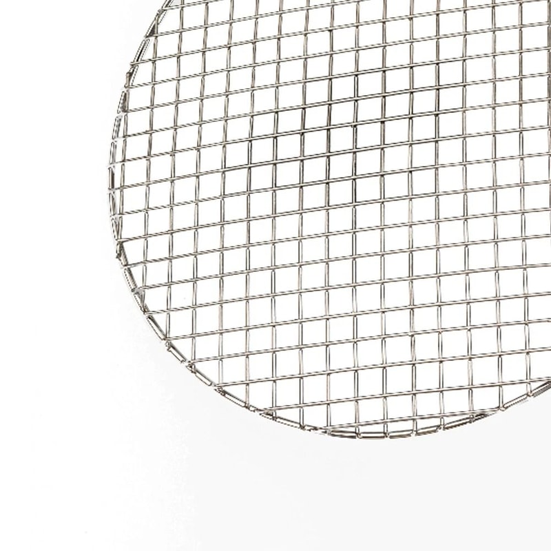 Premium Stainless Steel BBQ Grill Mesh Round Barbecue Rack Grate 2