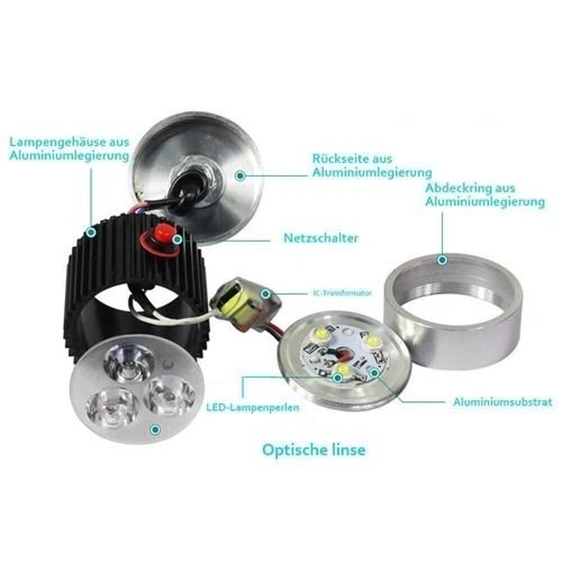 Magnetic Base LED Work Light Shop Lamp Flexible Mechanic Worklight 9