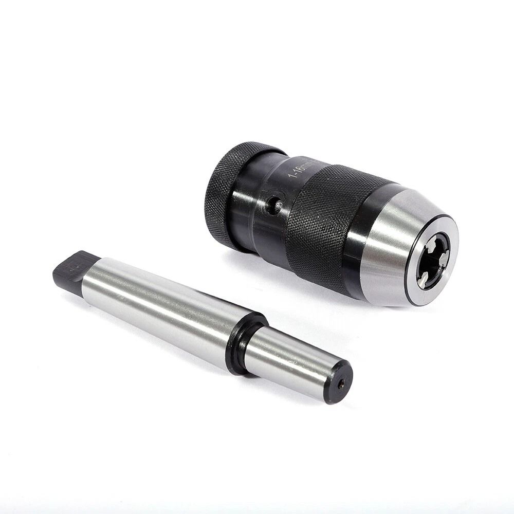 Heavy Duty Keyless Drill Chuck With MT3 B18 Arbor Capacity Lathe Tool 7