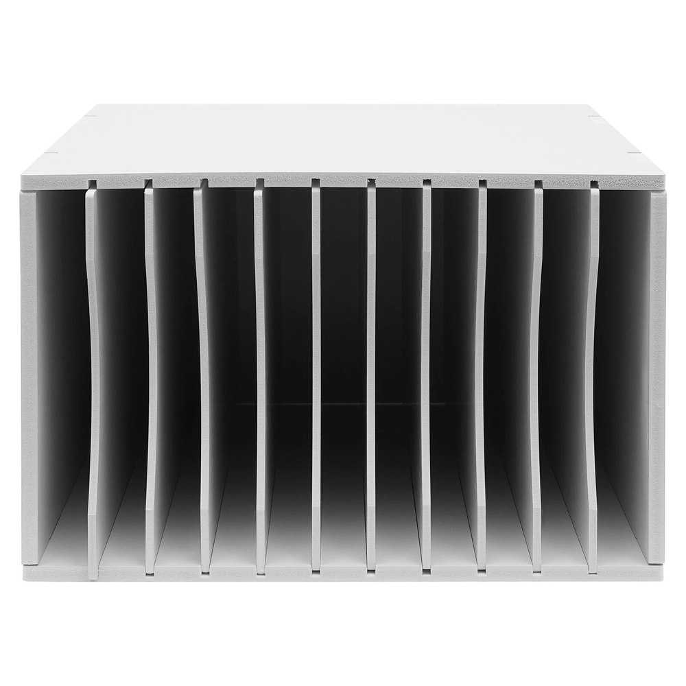 Premium Vertical Desktop Organizer Paper Storage Holder Compartment Office File Sorter For Desk 6