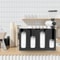 Countertop Cup Lid Organizer Coffee Station Cup Holder 4 Partition Durable Dispenser 5