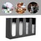 Countertop Cup Lid Organizer Coffee Station Cup Holder 4 Partition Durable Dispenser 6
