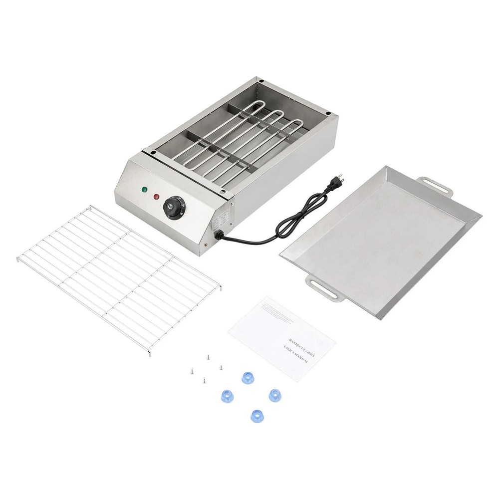 Ultimate Heat Control Electric Countertop Grill Portable BBQ Grill For Easy Outdoor Indoor Cooking 8