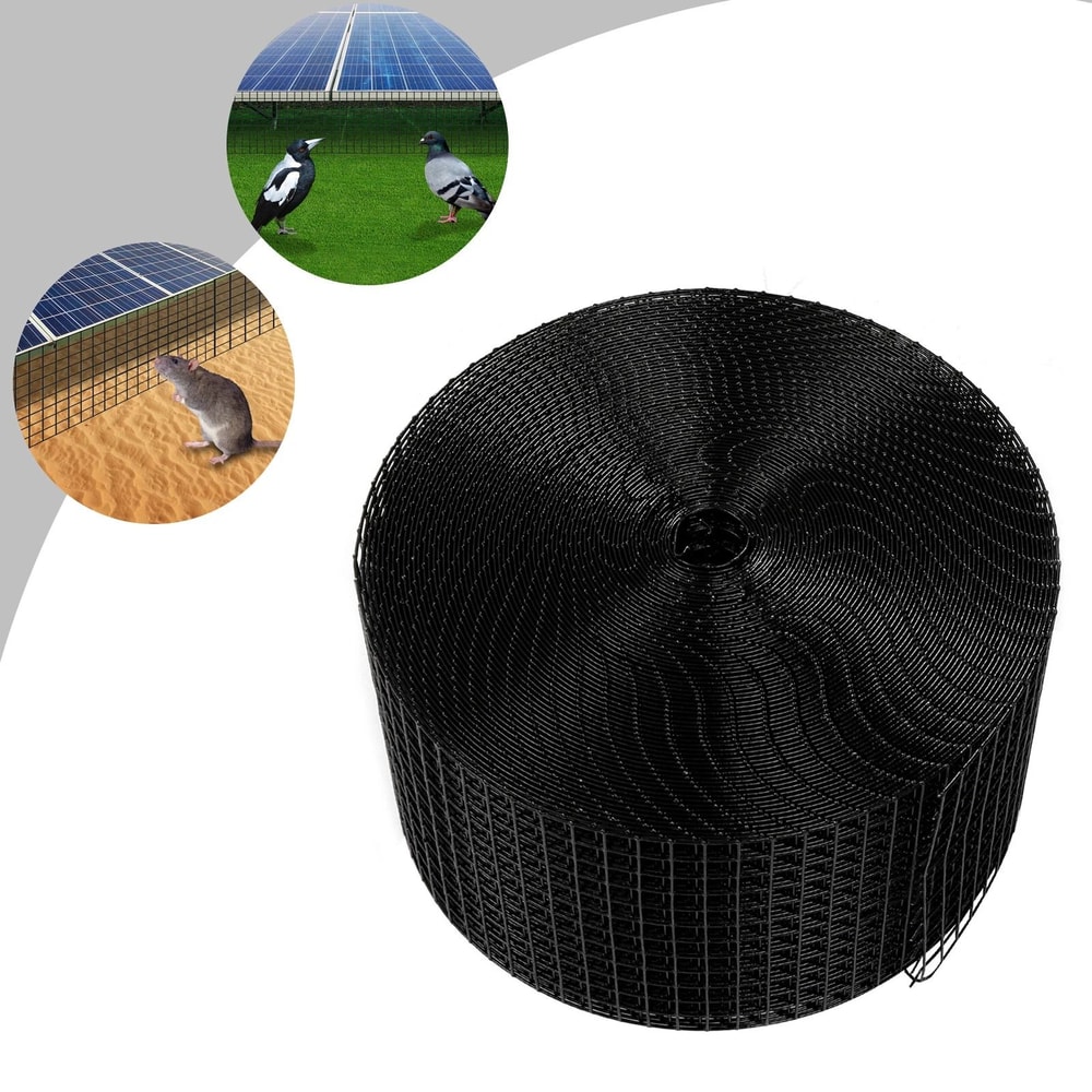 Premium Solar Panel Bird Guard Mesh Kit Solar Panel Bird Proofing Mesh Roll With Clips 5