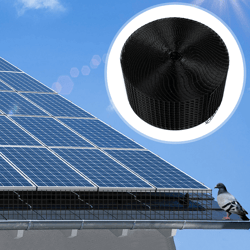 premium solar panel bird guard mesh kit solar panel bird proofing mesh roll with clips