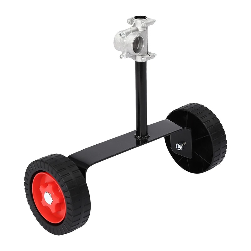 Premium Lawn Mower Support Wheel Weed Trimmer Auxiliary Wheels Portable Garden Tool Support 4