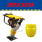 Heavy Duty Rammer Bellows Boot Wacker Rammer Compactor Parts Polyurethane Compactor Boot 8