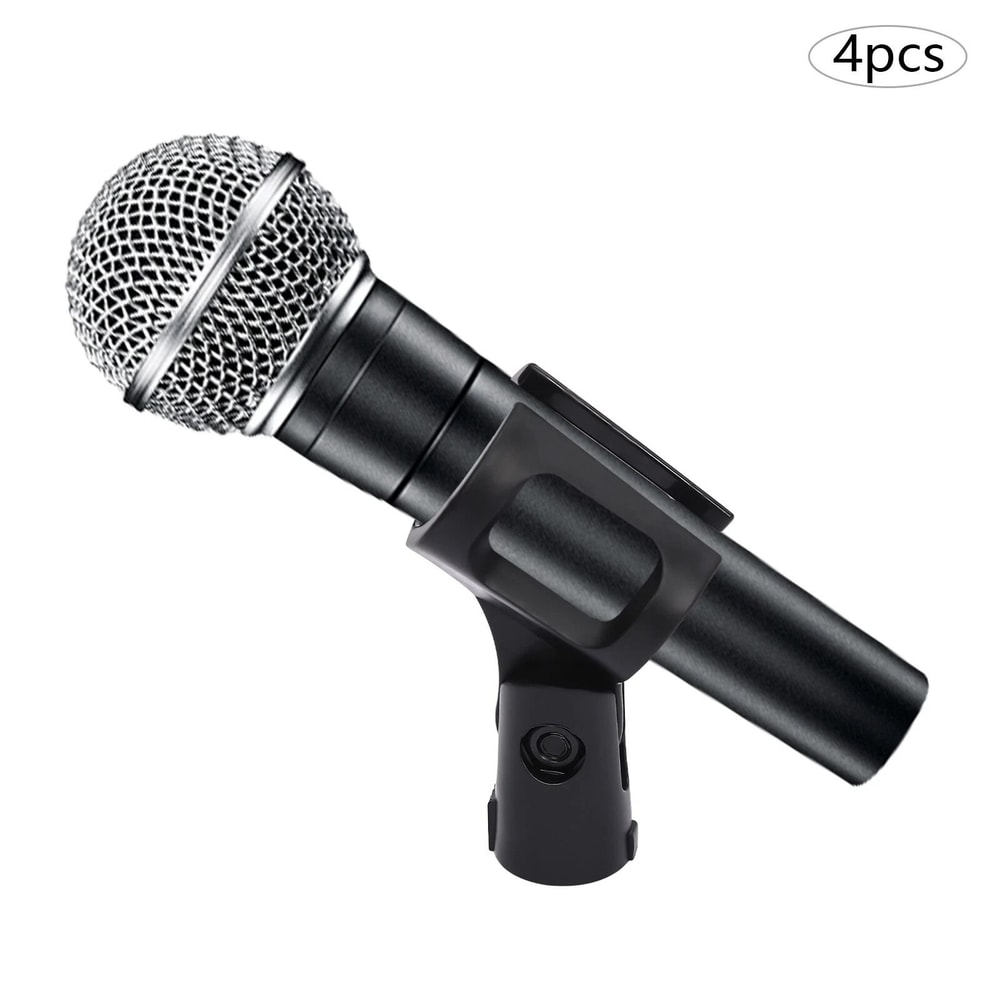 Universal 180 Microphone Clip Holder For Wired Wireless Mics 2