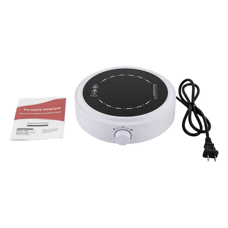 Portable Mini Electric Stove With Adjustable Hot Plate For Boiling Tea Coffee 6