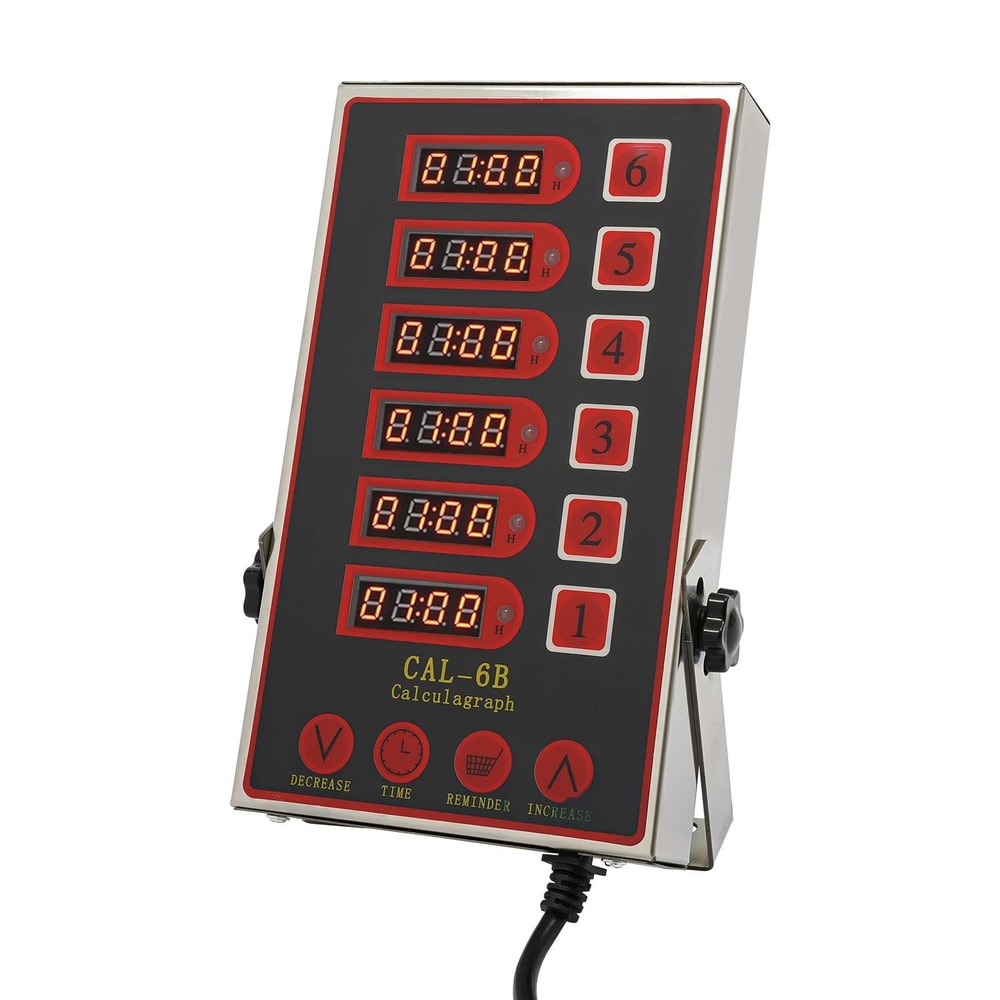Commercial Channel Multi Channel Kitchen Timer Stainless Steel LED Commercial Kitchen Timer 5