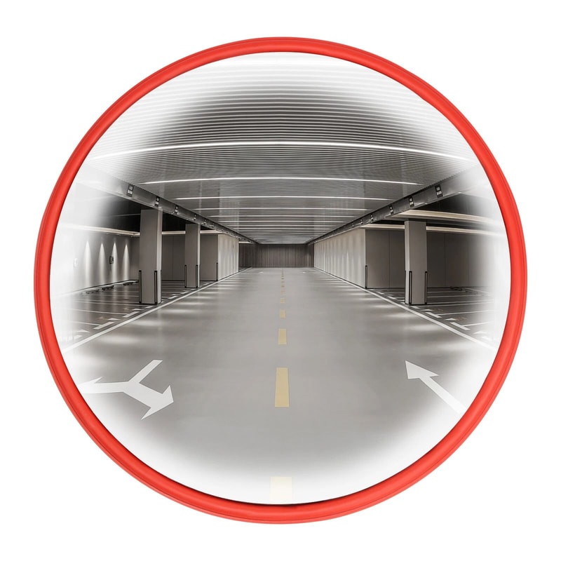 Convex Traffic Mirror Heavy Duty Wide Angle Safety Security Parking Mirror 2