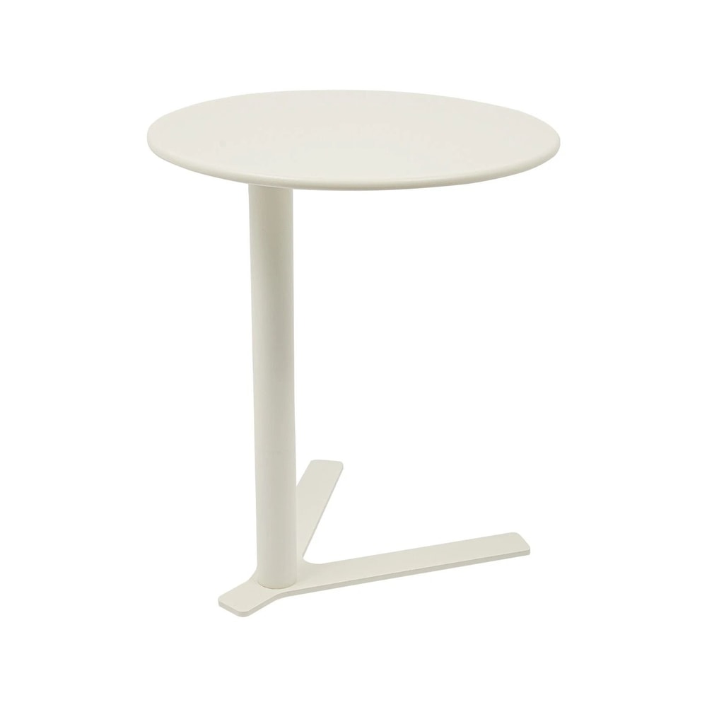 Stylish Modern Side Table With Y Base Round End Table For Small Spaces Couch 1