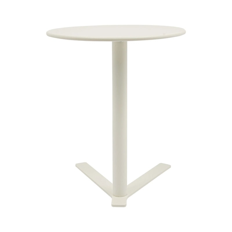 Stylish Modern Side Table With Y Base Round End Table For Small Spaces Couch 2