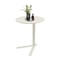 Stylish Modern Side Table With Y Base Round End Table For Small Spaces Couch 7