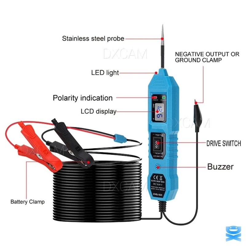Digital Automotive Circuit Tester Car Electrical Test Light 3
