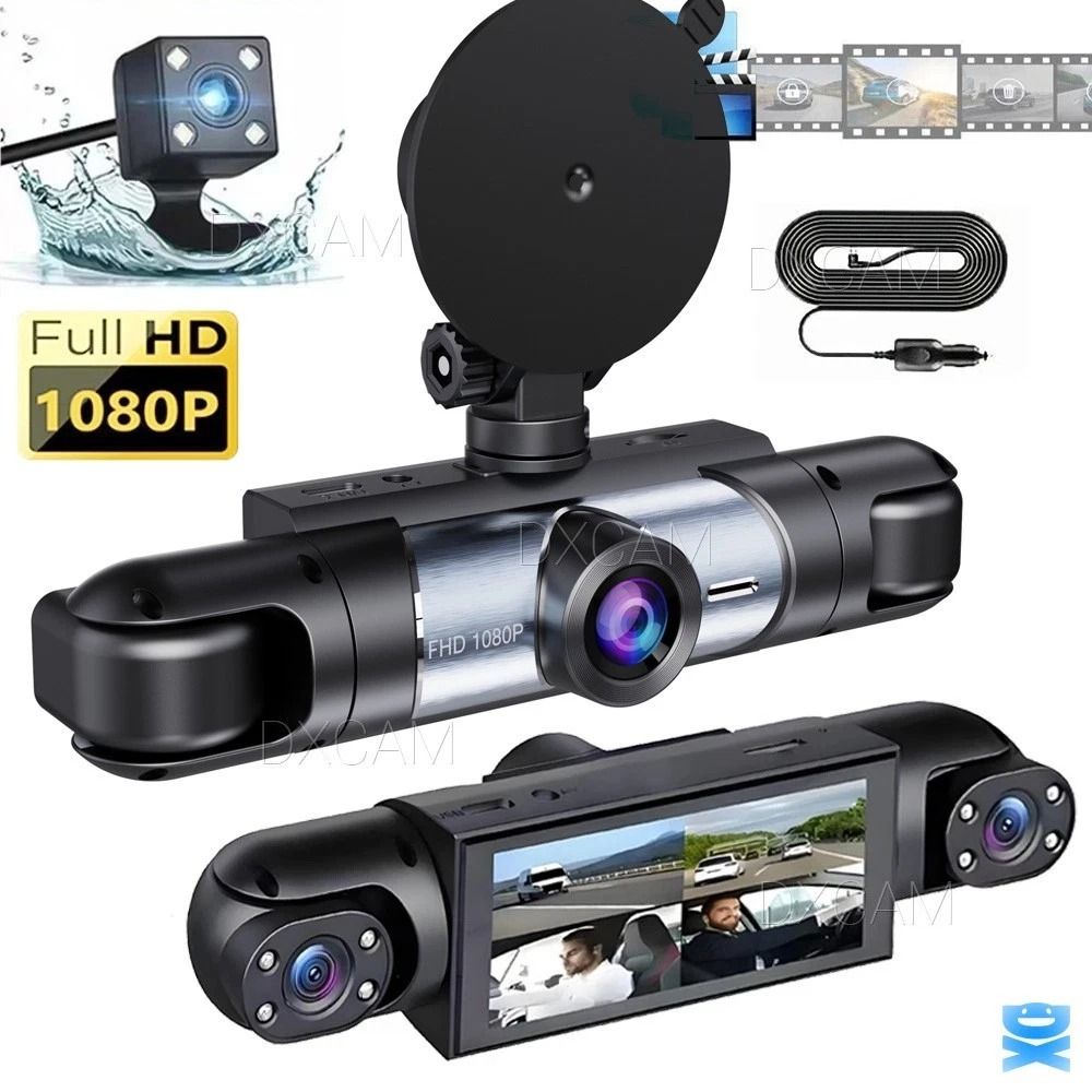 Premium 4 Channel Dash Cam 360 View Car Camera For Full Coverage 4