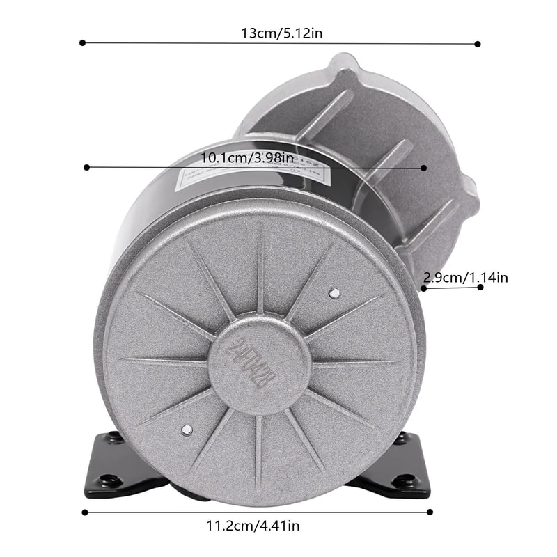 Premium Gear Motor With Geared Reduction High Torque Durable Drive Unit 3