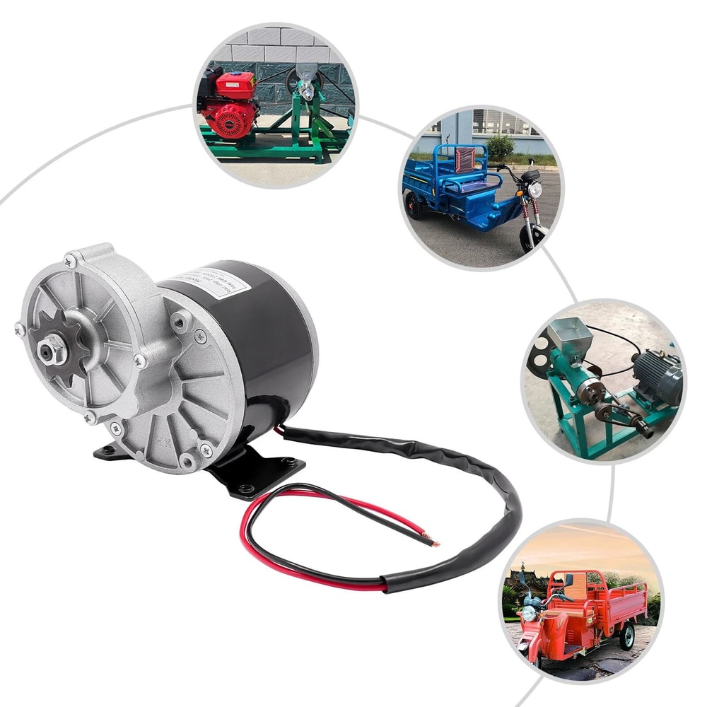 Premium Gear Motor With Geared Reduction High Torque Durable Drive Unit 8