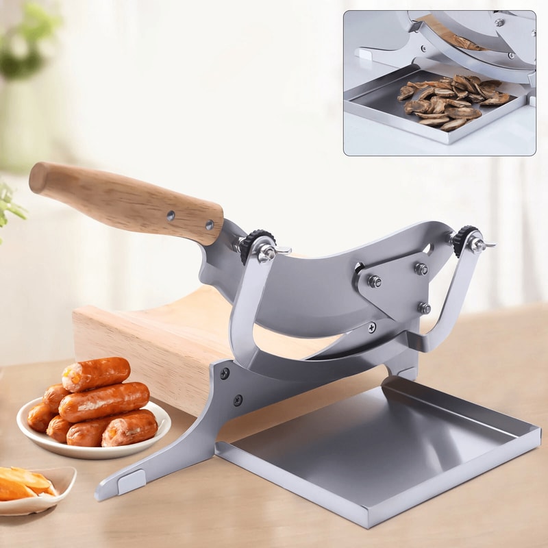 Premium Manual Meat Slicer For Frozen Meat Beef Bones Stainless Steel Cutter 0