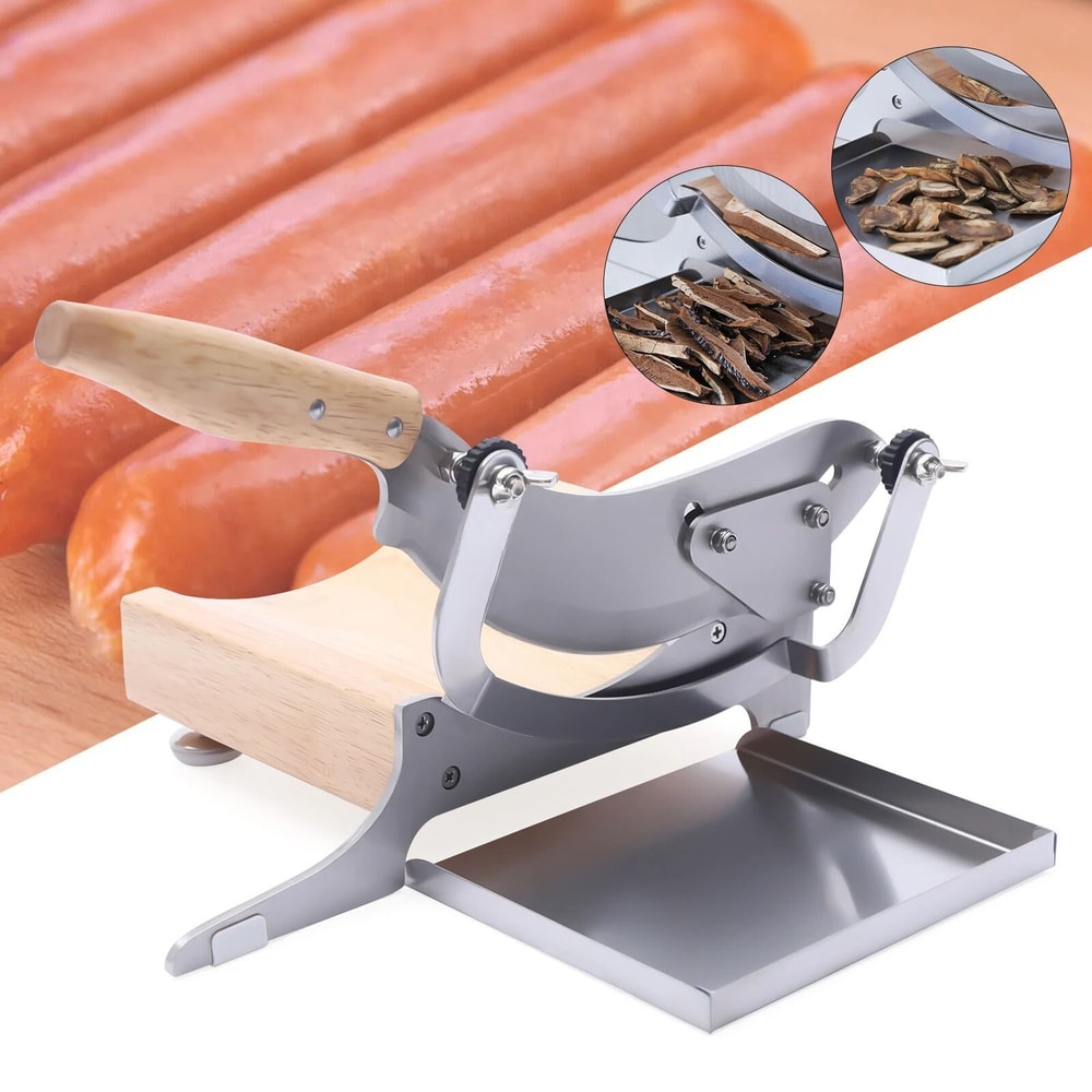 Premium Manual Meat Slicer For Frozen Meat Beef Bones Stainless Steel Cutter 9