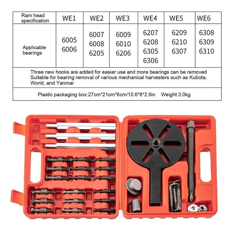 Premium Internal Bearing Puller Bearing Removal Tool Three Jaw Disassembly Kit For Precision Autom 7