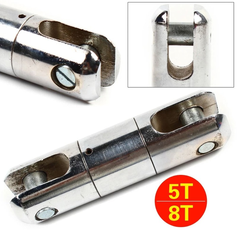 Heavy Duty 5 Ton Cable Pulling Swivel With Alloy Steel Ball Bearings 9