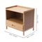 Modern Nightstand With Drawer And Storage Bedroom End Table 10