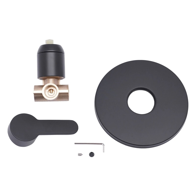 Premium Wall Mount Shower Faucet Mixer Tap Sleek Hot Cold Shower Control Valve 8