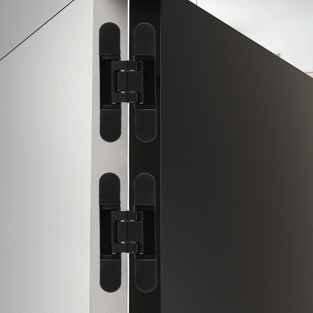 Premium Hidden Door Hinges Black Concealed Door Hardware 0