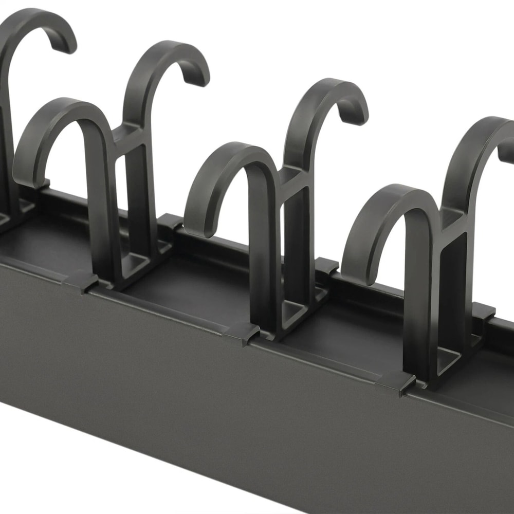 Heavy Duty Broom Storage Rack Wall Organizer Hooks 20 Hook Pull Out Cleaning Tool Rack 5