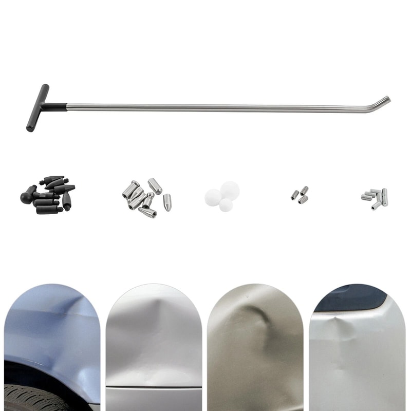 Professional Paintless Dent Repair Kit PDR Tools Set With Rods For Car Dent Removal 7
