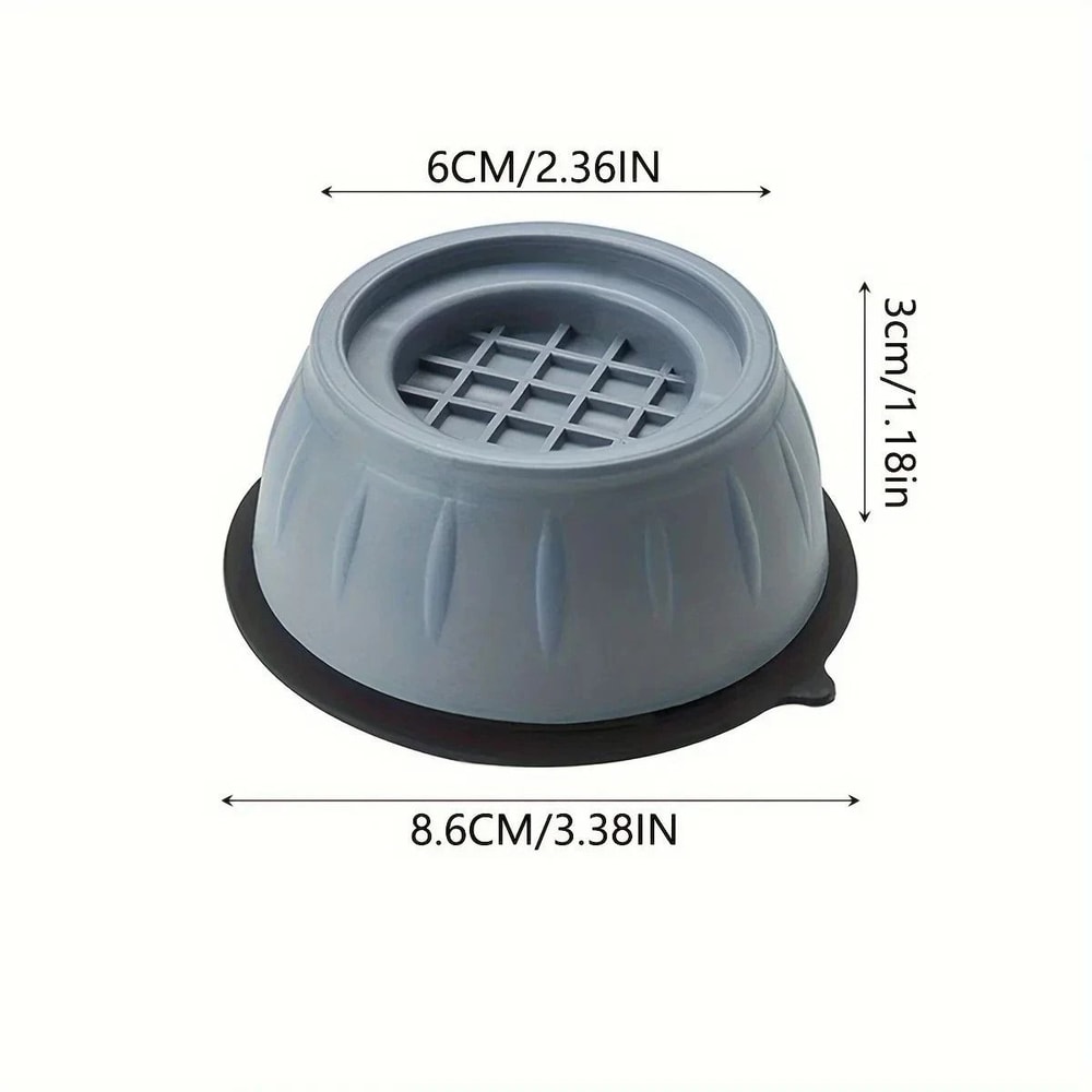 Premium Anti Vibration Washing Machine Feet Pads NonSlip Base Mats 4