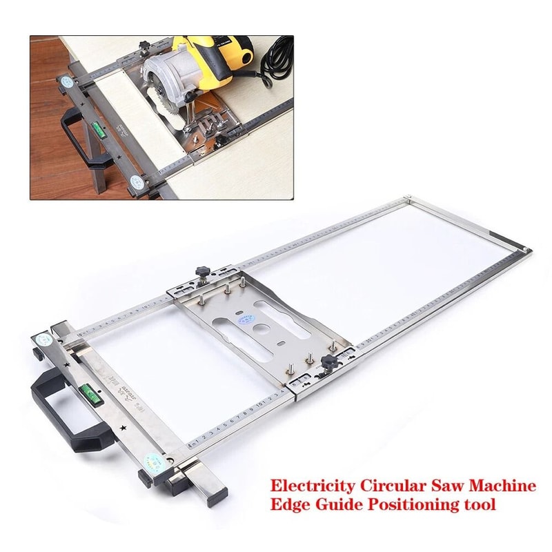 Precision Circular Saw Guide Track Rail Woodworking Edge Positioning Cutting Tool 11