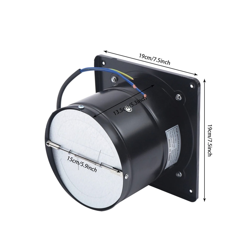 Quiet Powerful Duct Fan For Bathroom Kitchen Exhaust Ventilation 6