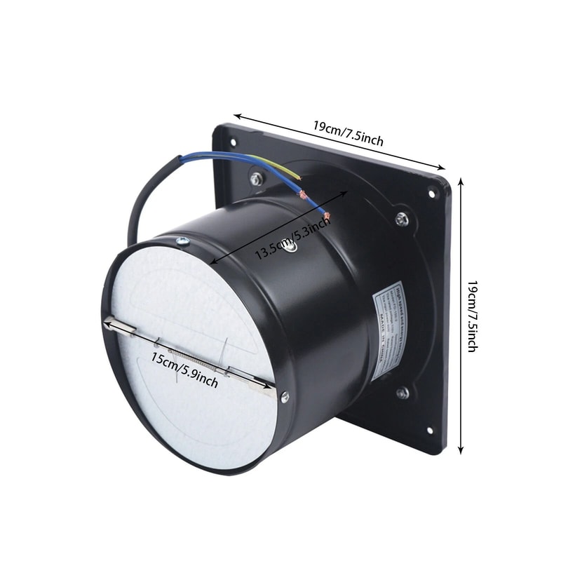 Quiet Powerful Duct Fan For Bathroom Kitchen Exhaust Ventilation 6