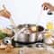 Premium Stainless Steel Hot Pot Dual Sided Shabu Pot With Lid For Flavorful Cooking 1