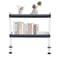 Adjustable Desk Shelf Organizer 2 Tier Clamp On White Space Saving Storage 10
