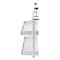 Adjustable Desk Shelf Organizer 2 Tier Clamp On White Space Saving Storage 6