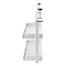 Adjustable Desk Shelf Organizer 2 Tier Clamp On White Space Saving Storage 6