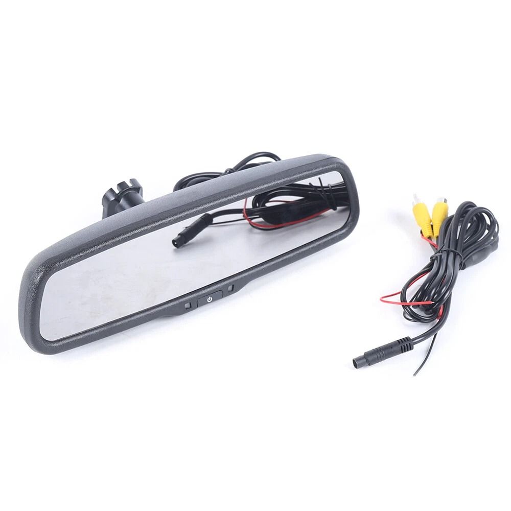 HD Rear View Monitor Mirror For Parking Backup Reverse Camera 0