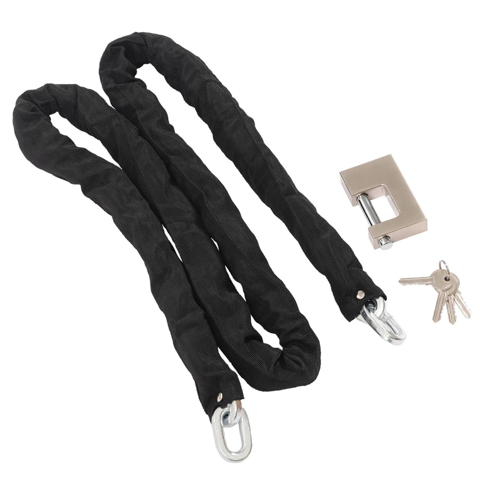 Heavy Duty Bike Chain Lock Kit Long Bike Security Chain Padlock Premium Anti Theft Bike Chain Lock 9