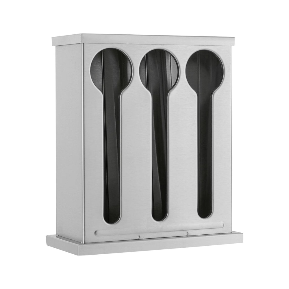 Premium Stainless Steel Utensil Organizer Dispenser Compartment Cutlery Holder 3