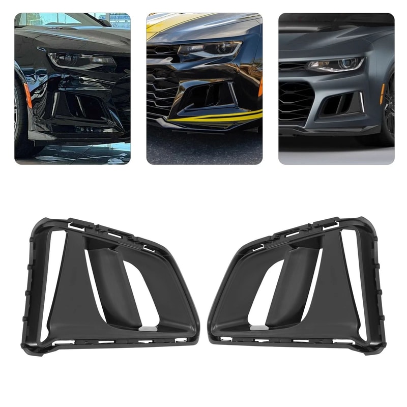 Premium Camaro ZL1 Bumper Fog Light Covers Direct Fit Camaro Fog Light Cover For Camaro Aftermarke 11