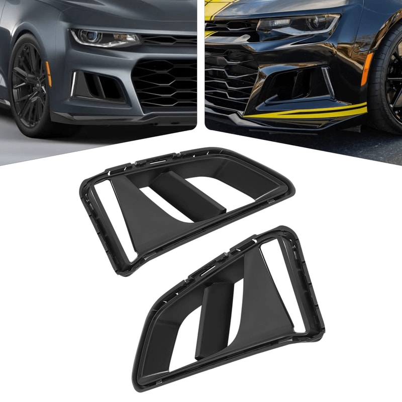 Premium Camaro ZL1 Bumper Fog Light Covers Direct Fit Camaro Fog Light Cover For Camaro Aftermarke 12