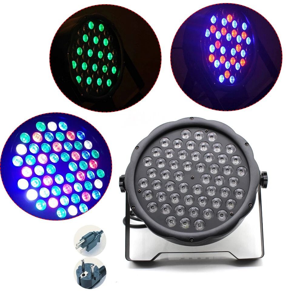 Ultra Slim 3 In 1 LED Par Light RGBW Stage DJ Lighting Effect For Parties Clubs 0