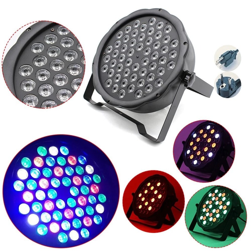 Ultra Slim 3 In 1 LED Par Light RGBW Stage DJ Lighting Effect For Parties Clubs 6