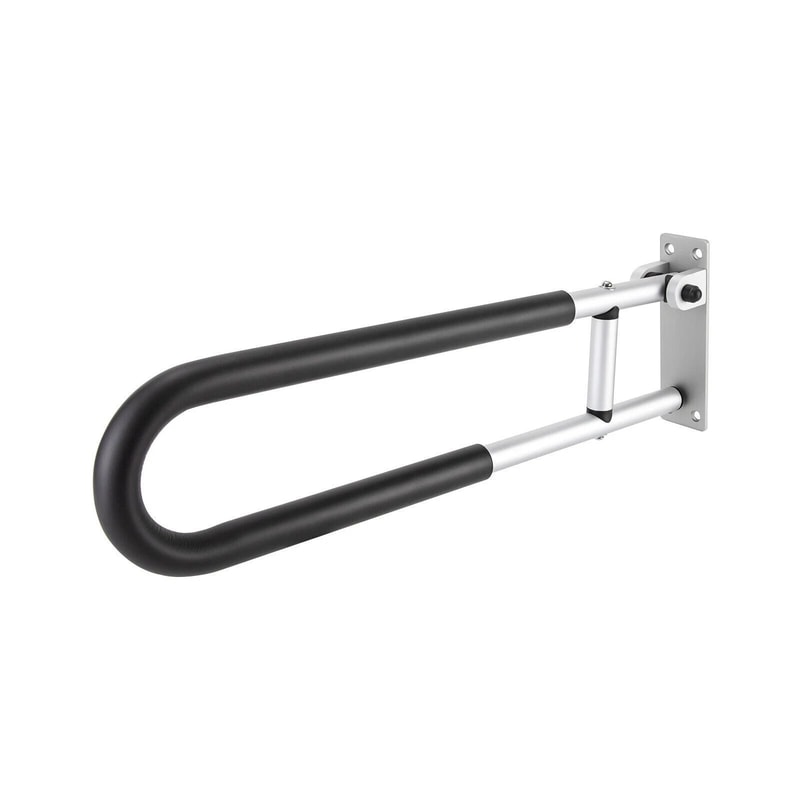 Premium Wall Mounted Toilet Safety Rail Bathroom Grab Bar For Seniors Elderly Disabled Support 3