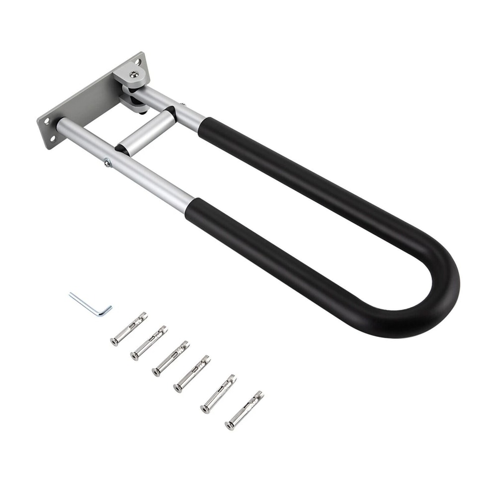 Premium Wall Mounted Toilet Safety Rail Bathroom Grab Bar For Seniors Elderly Disabled Support 6