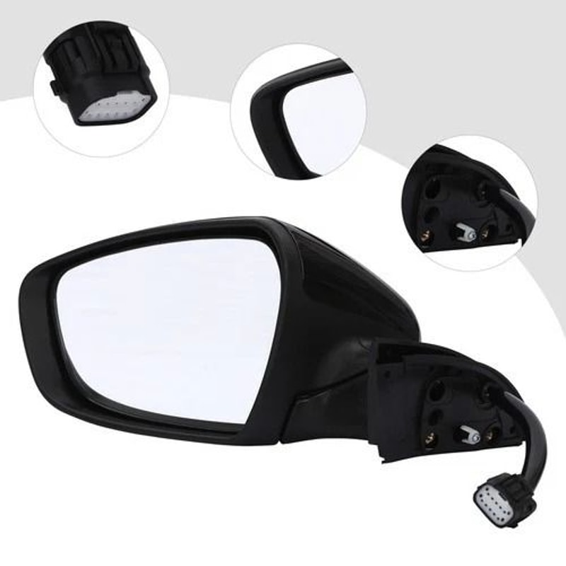 Premium Driver Side Heated Folding Mirror Replacement For Kia Forte Powered Mirror Assembly 3