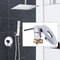Premium Brass Wall Mount Shower Faucet Mixer With Single Handle Shower Control Hot Cold Valve 1